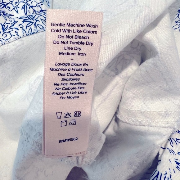 Cinq A Sept Garden Toile Scrunched Canyon Buttoned Jacket Size 10 NWOT - Picture 12 of 15